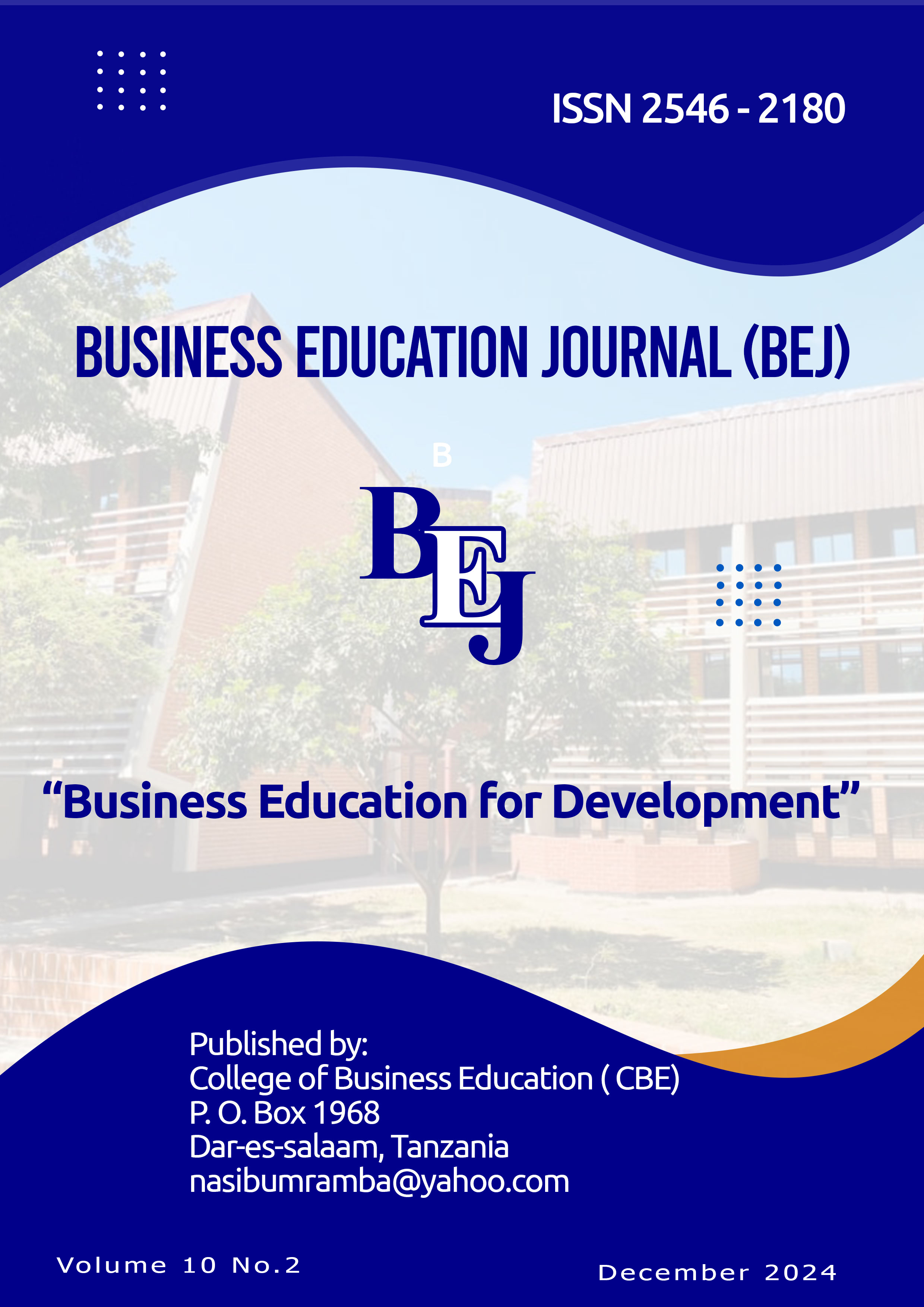 BUSINESS EDUCATION JOURNAL